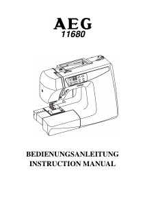 Manual AEG 11680 Sewing Machine