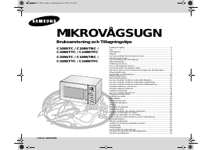 Bruksanvisning Samsung C109STC Mikrovågsugn
