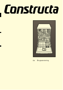 Brugsanvisning Constructa CG5A01V9 Opvaskemaskine