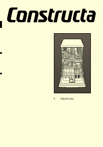 Käyttöohje Constructa CG5A04V9 Astianpesukone