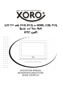 Bedienungsanleitung Xoro HTC 1536D LCD fernseher