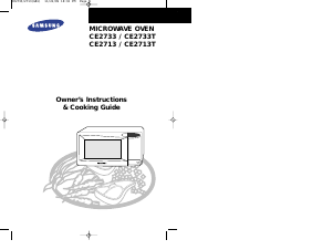 Manual Samsung CE2733C Microwave