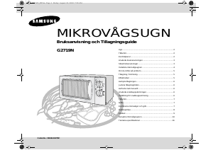 Bruksanvisning Samsung G2719N Mikrovågsugn