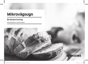 Bruksanvisning Samsung MG22T8084AB Mikrovågsugn