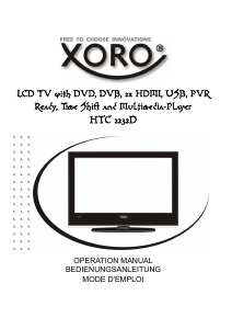 Manual Xoro HTC 2232D LCD Television