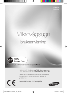 Bruksanvisning Samsung FW113T001/XEE Mikrovågsugn