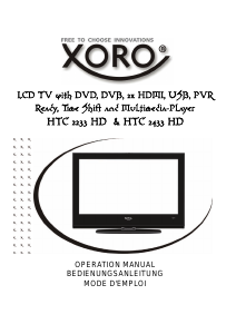 Manual Xoro HTC 2433 HD LCD Television