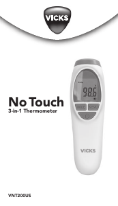 Manual Vicks VNT200US Thermometer
