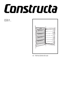 Manual de uso Constructa CE61243 Congelador
