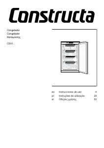 Manual de uso Constructa CE612KSE0 Congelador