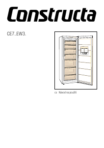 Manuál Constructa CE754EW30 Mraznička