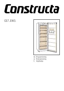 Brugsanvisning Constructa CE754EW32 Fryser