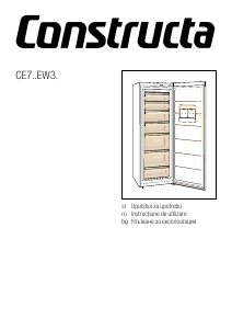 Manual Constructa CE754EW32 Congelator