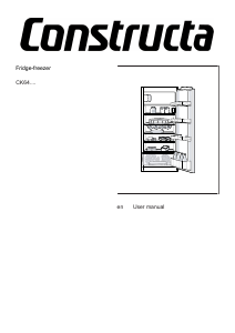 Manual Constructa CK644EF0 Fridge-Freezer