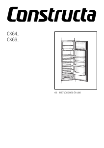 Manual de uso Constructa CK64544 Frigorífico combinado