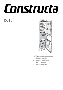 Manuál Constructa CK736EW32 Lednice s mrazákem