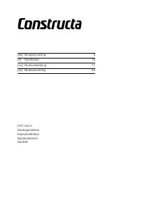 Bruksanvisning Constructa CA114253 Kokeplate