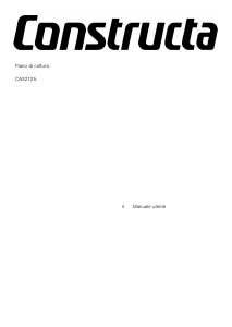 Manuale Constructa CA321255 Piano cottura