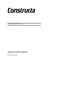 Manual de uso Constructa CA323352 Placa