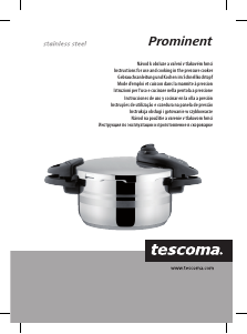 Manuale Tescoma Prominent Pentola a pressione