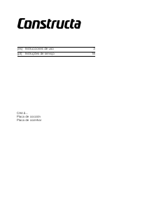 Manual de uso Constructa CA425252 Placa