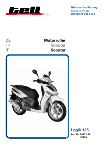 Mode d’emploi Tell Logik 125 Scooter