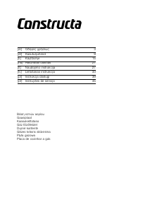 Rokasgrāmata Constructa CM106250 Plīts virsma