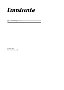 Manuale Constructa CN462253 Microonde