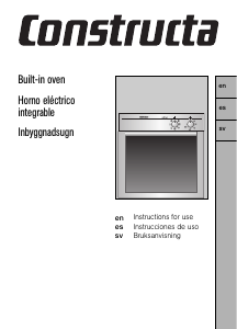 Bruksanvisning Constructa CF23850 Ugn