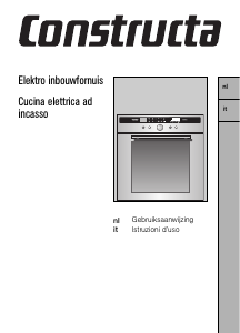 Manuale Constructa CF28870 Forno