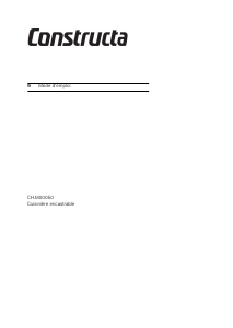 Mode d’emploi Constructa CH5M00050 Four