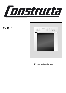 Használati útmutató Constructa CH10152 Tűzhely