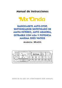 Manual de uso MX Onda Brasil Radio para coche