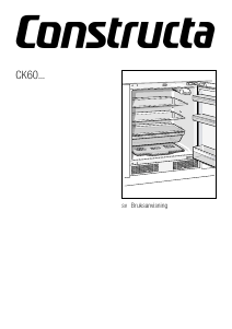 Bruksanvisning Constructa CK60144 Kylskåp