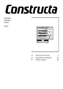 Manual de uso Constructa CK601KSF0 Refrigerador