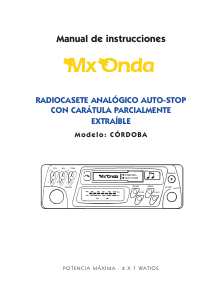 Manual de uso MX Onda Cordoba Radio para coche