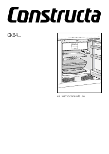 Manual de uso Constructa CK64144 Refrigerador
