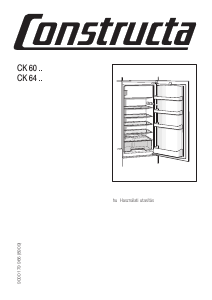 Instrukcja Constructa CK64444 Lodówka