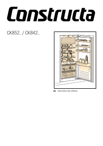 Manual Constructa CK842AF30 Frigider