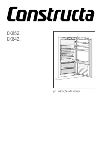 Manual Constructa CK842EF30 Frigorífico