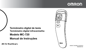 Manual Omron MC-720 Termómetro