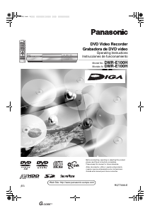 Manual de uso Panasonic DMR-E100 Reproductor DVD
