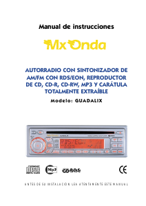 Manual de uso MX Onda Guadalix Radio para coche