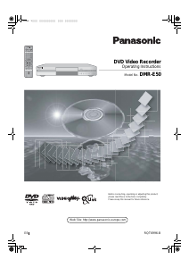Manual Panasonic DMR-E50 DVD Player