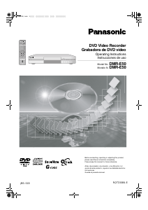 Manual de uso Panasonic DMR-E50EG Reproductor DVD
