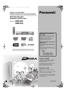 Manual de uso Panasonic DMR-E53 Reproductor DVD