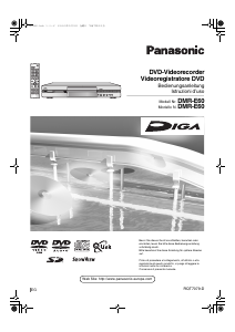 Manuale Panasonic DMR-E60EG Lettore DVD