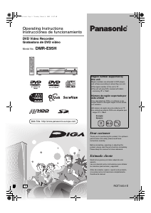 Manual Panasonic DMR-E95HEG DVD Player