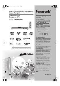 Manual de uso Panasonic DMR-EH52 Reproductor DVD