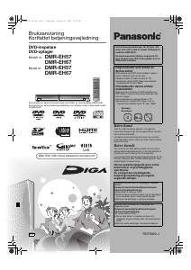 Brugsanvisning Panasonic DMR-EH57 DVD afspiller